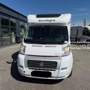 FIAT SUNLIGHT T 64 – 2012 – 72.500 KM – 131 CH – 4 COUCHAGES – LIT PAVILLON + LIT FRANÇAIS – TRÈS BIEN ENTRETENU – ÉQUIPÉ