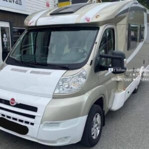 BÜRSTNER SOLANO T 615 – 2009 – 2.3L 130 CH – 4 PLACES – TRÈS BIEN ÉQUIPÉ – CLIM, TV, TRUMA, RYGGEKAMERA, MARQUISE, FOUR, COC