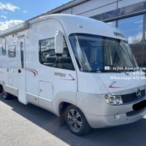 MERCEDES RAPIDO 991M – 2009 – INTÉGRAL MERCEDES – 3.0L 184 CH – BOÎTE AUTOMATIQUE – TRÈS BIEN ÉQUIPÉ – 84.300 KM – ATTELAGE – CLIMATISATION – SOLAIRE – WEBASTO – CUIR – 4 COUCHAGES